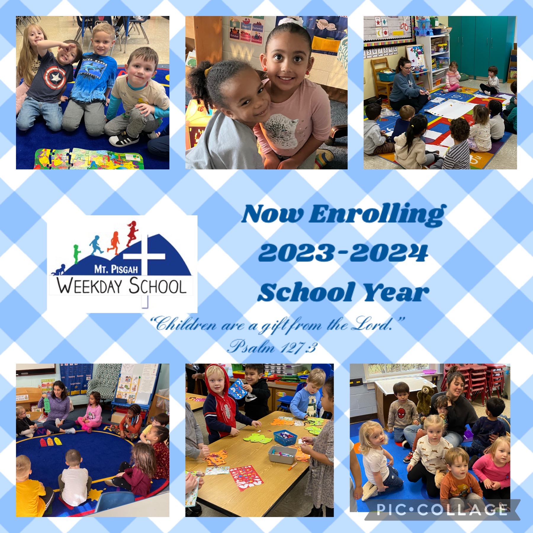 Mt. Pisgah Weekday School LOVE. LAUGH. LEARN